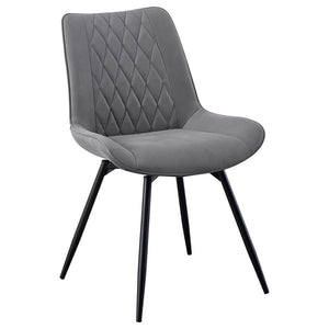  the diamond-quilted interior adds rich texture and an elevated touch. A padded bucket seat with a tall backr