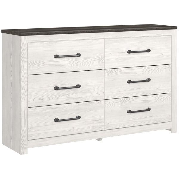 Gerridan - White / Gray - 4 Pc. - Dresser