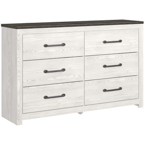 Gerridan - White / Gray - 5 Pc. - Dresser