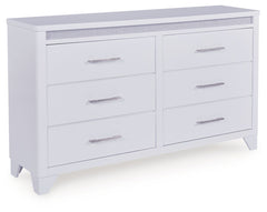 This dresser is a showstopper, bringing a touch of modern glamour to your sanctuary. A sleek white finish and inset glitter accents create a sophisticated feel, while spacious drawers provide practical storage. Itâ€™s a simply stunning way to achieve the 