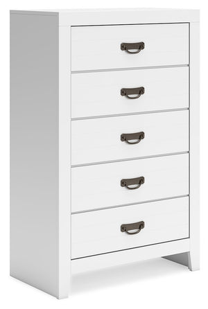Are you a lover of casual contemporary style? Then this chest of drawers is perfect for you. The clean, white finish conveys an easy-breezy sensibility, while spacious drawers offer plenty of storage. Durable, sleek and stylish, it graces your space with 