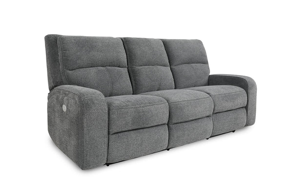 Polaris - Power Reclining Sofa And 2 Recliners - Bizmark Gray