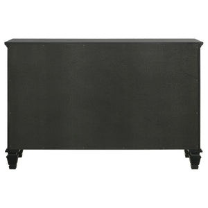 Sandy Beach - 11-Drawer Dresser - Black