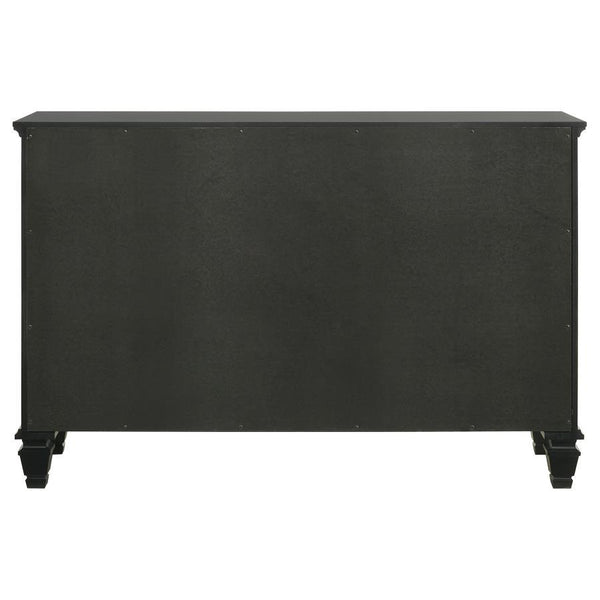 Sandy Beach - 11-Drawer Dresser - Black