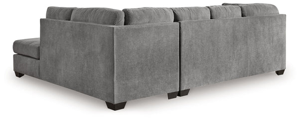Marleton - Gray - 2-Piece Sectional With Raf Corner Chaise