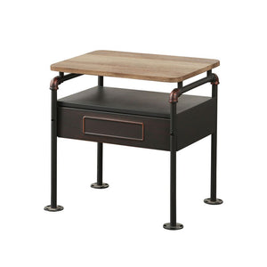  features antique oak wooden top