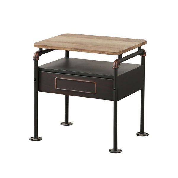  features antique oak wooden top
