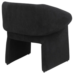 Ramsey - Upholstered Sloped Arm Accent Chair - Black