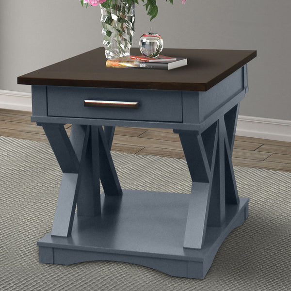 Americana Modern - Cocktail Table With 2 End Tables - Denim