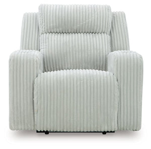 Forest Lake - Alloy - Power Recliner With Adj Headrest