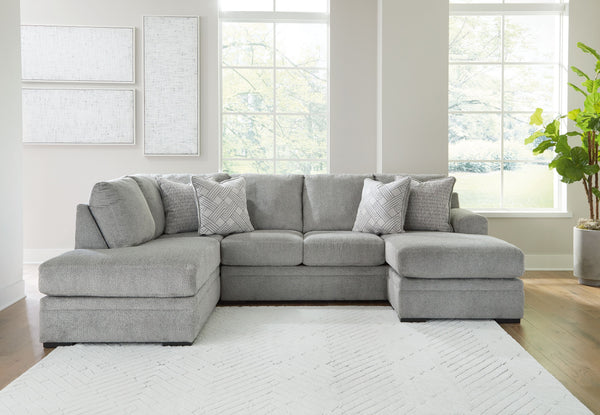 Casselbury - Cement - 2-Piece Sectional With Laf Corner Chaise