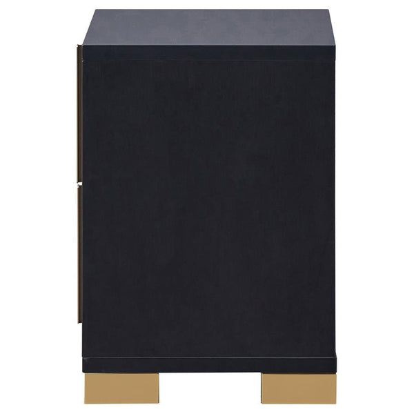 Marceline - 2-Drawer Nightstand - Black