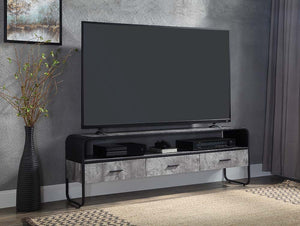 Raziela - TV Stand - Black - 60-"