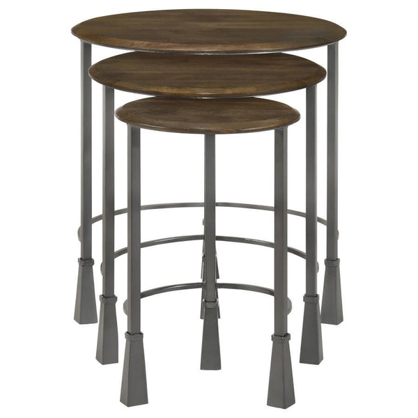  organic finish that complements various interiors. The gunmetal-finis