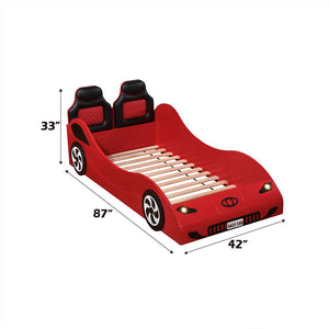 Colen - Car Bed (Twin) - Red Finish