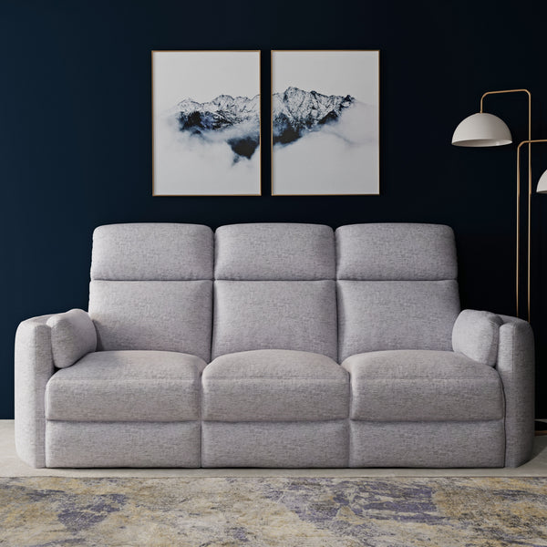 Radius - Power Reclining Sofa And Loveseat - Mineral
