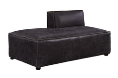 â€¢ Leg Height: 2-"<br/><br/><b>Product Features</b><ul><li>Case: 1Pc/1Ctn</li><li>Finish: Antique Slate Top Grain Leather</li><li>Style: Contemporary</li><li>Materials: Upholstery, Wood Leg</li></ul><br/>