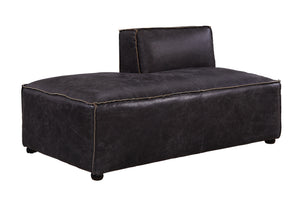 â€¢ Leg Height: 2-"<br/><br/><b>Product Features</b><ul><li>Case: 1Pc/1Ctn</li><li>Finish: Antique Slate Top Grain Leather</li><li>Style: Contemporary</li><li>Materials: Upholstery, Wood Leg</li></ul><br/>