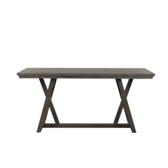 The High Line Trestle Counter Table in Coffee Brown combines durability, style, and versatility. Expertly crafted from solid Acacia and Rubberwood, along with high-quality manufactured woods and Birch veneers, this counter table ensures lasting durability