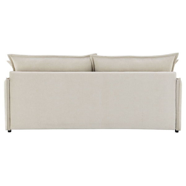 Elisea - Sofa With Sleeper - Beige Fabirc