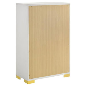 Marceline - 5-Drawer Bedroom Chest - White