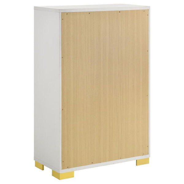 Marceline - 5-Drawer Bedroom Chest - White