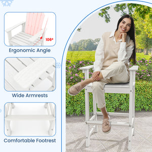 Stand against outdoor elements with all-weather and colorfast HDPE material<br>Treat earth better thanks to the recyclable characteristic<br>No need for complicated maintenance  just wipe it with soapy water<br>304 stainless steel screws for a longer outd