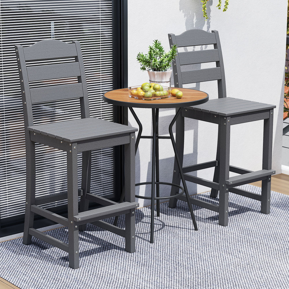 Stand against outdoor elements with all-weather and colorfast HDPE material<br>Treat earth better thanks to the recyclable characteristic<br>No need for complicated maintenance  just wipe it with soapy water<br>304 stainless steel screws for a longer outd