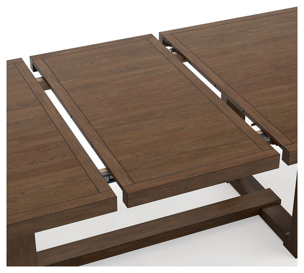 Cabalynn - Oatmeal / Light Brown - 10 Pc. - Dining Room Table