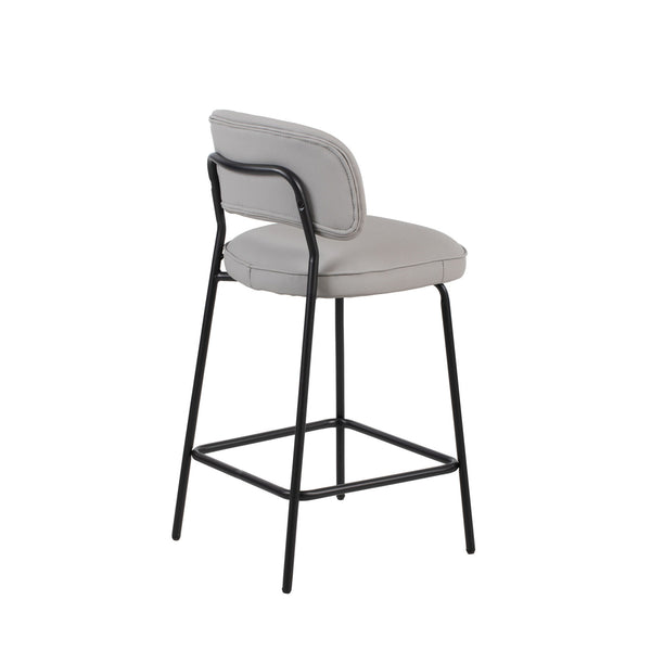 Blythe - Vegan Leather Counter Chair (Set of 2) - Ivory