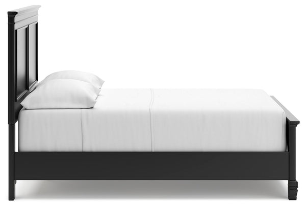 Lanolee - Black - Full Panel Bed