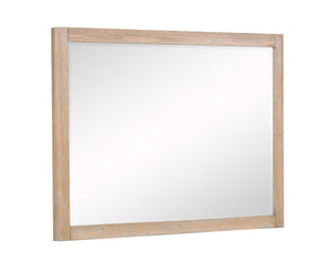Kara - Dresser & Mirror - Cerused Natural