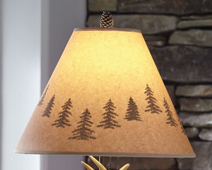 Derek - Brown - Poly Table Lamp (Set of 2)