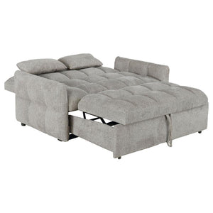Cotswold - Upholstered Convertible Sleeper Sofa Bed - Light Gray
