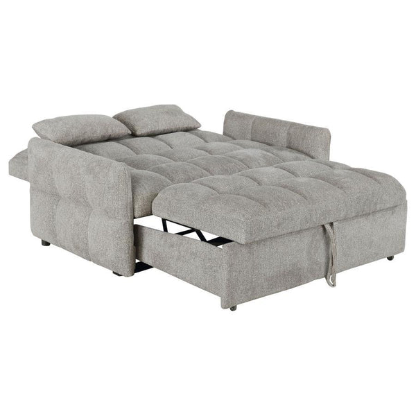 Cotswold - Upholstered Convertible Sleeper Sofa Bed - Light Gray