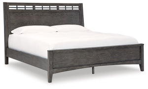 Cool and clean, yet warm and inviting. This California king panel bed has so many standout qualities, making it an inspired choice for your dream destination. A prime example of â€œcasual contemporaryâ€ style at its very best, this designer bed is dresse
