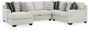 Innovatively recalling classic English countryside motifs for the current age, this sectional with chaise transforms your space with a charming approach to comfort. Its dove gray upholstery acts as a clean foundation for your modern farmhouse aesthetic. D