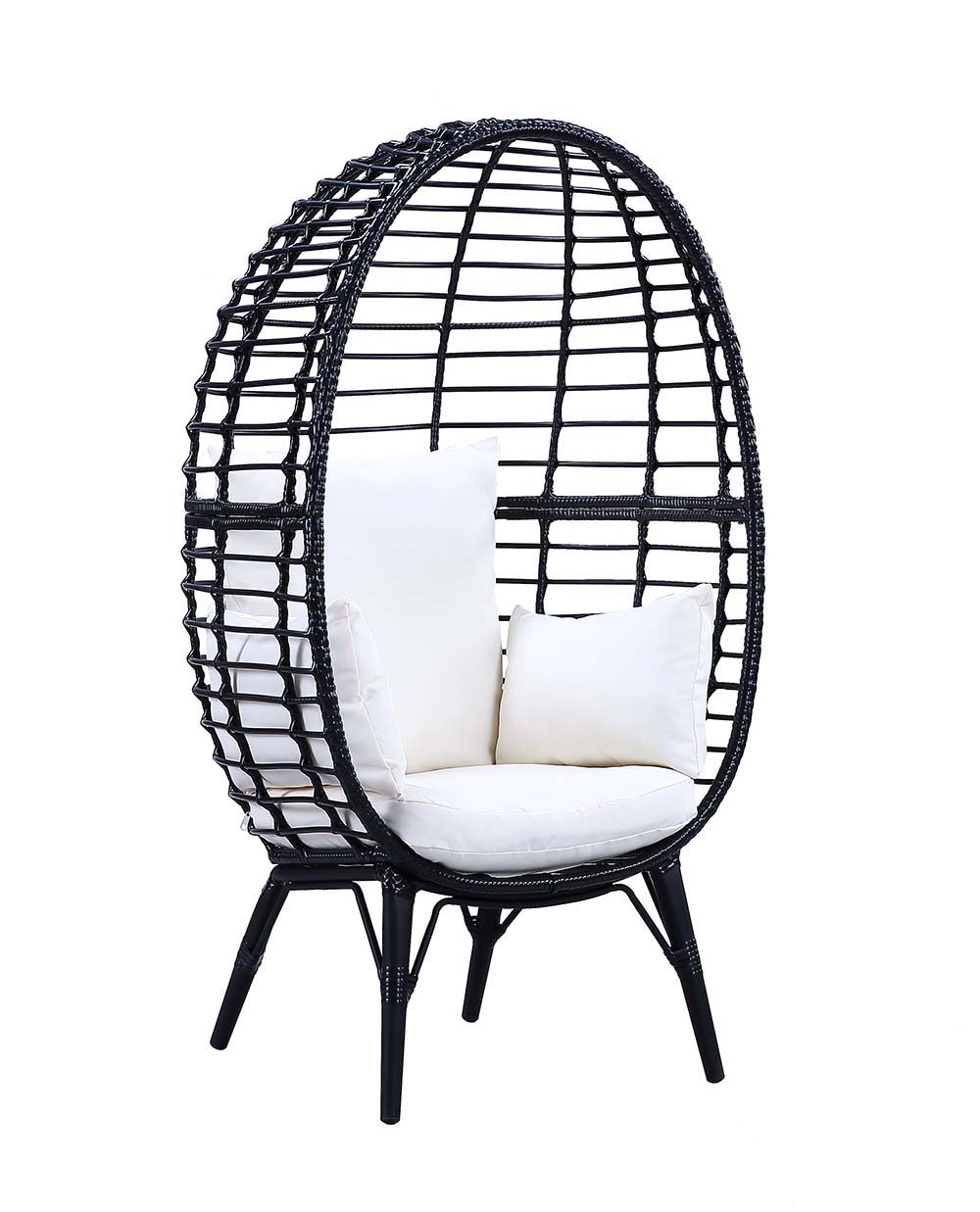 Penelope - Patio Lounge Chair - Black - 32-"