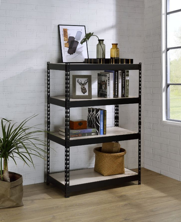 Decmus - Bookshelf - Natural & Black Finish - 48"