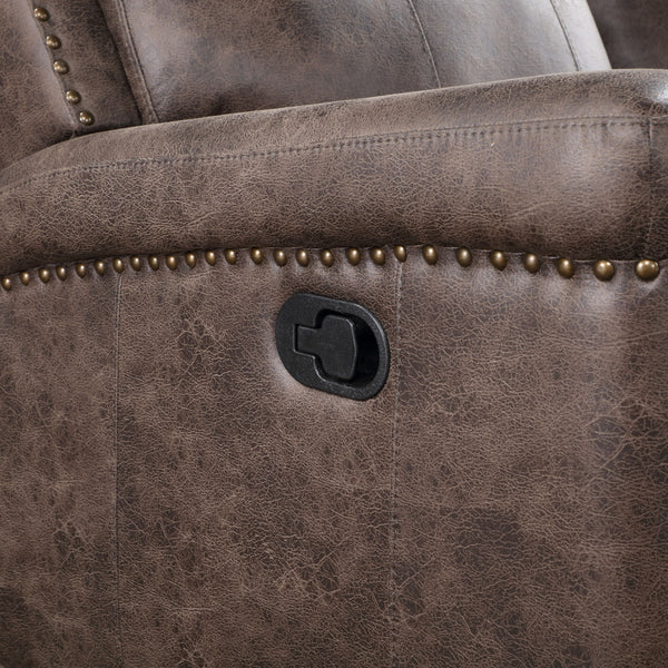 Quade - Sofa With Dual Recliner - Mocha