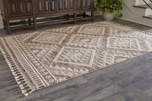  carefree aesthetics are reflected in this rug. For those with an inclination for neutral hues and an easy-breezy vibe