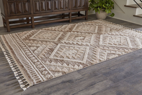  carefree aesthetics are reflected in this rug. For those with an inclination for neutral hues and an easy-breezy vibe