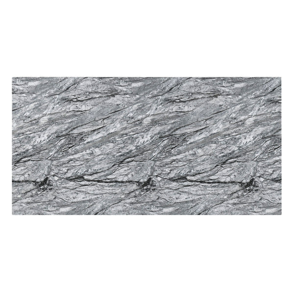 Lyra - Dining Table Top And Base Bottom - Faux Gray Marble