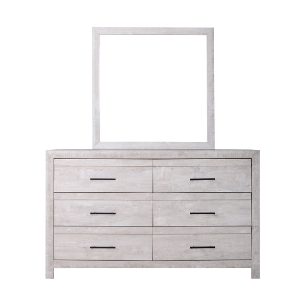 BiscayneÂ  - Dresser & Mirror - Gray
