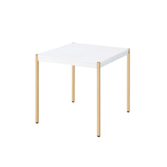 Occasional Tables SetMetal Tube LegsWoodem TopMinimalistic Design<br/><br/><b>Product Features</b><ul><li>Occasional Tables Set</li><li>Metal Tube Legs</li><li>Woodem Top</li><li>Minimalistic Design</li><li>Case: 1Pc/1Ctn</li><li>Finish: White & Gold Fini