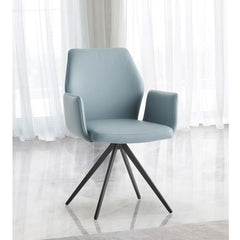 Top Grain LeatherUpholstered Seat & Back CushionMetal LegsSwivel Function Included