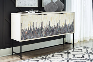  with a strip pattern in white