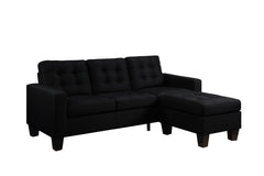 Our popular Earsom seating collection now offers yet another color option! The buttonless tufted back and seat cushions remain the same, as well as the reliable pocket coil seat construction and clean square track armrests. This new model features beautif