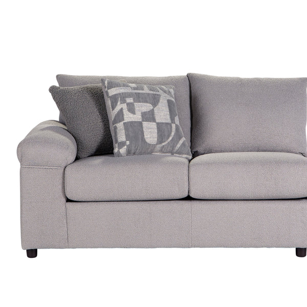  a sophisticated addition to your living space. This sectional includes a roomy Chaise Lounge and a Loveseat that seats three