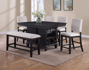  dark finish with intricate detailing along the edges
